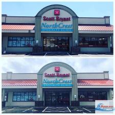 Commercial Building Wash on Madison St. in Clarksville, TN