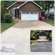 Concrete Cleaning on Shiloh Rd in Clarksville, TN