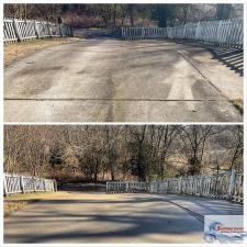 Driveway Cleaning on 1st Street, Clarksville, TN