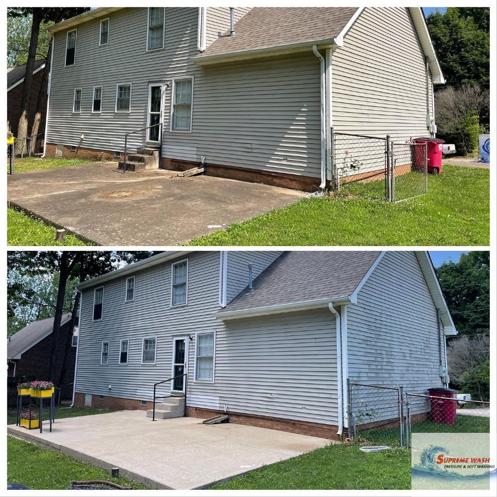 House wash and concrete cleaning clarksville tn