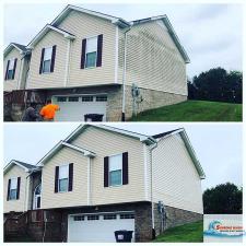 House Wash and Concrete Patio Cleaning on Kim Dr.,Clarksville, TN