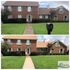 House Wash and Concrete Cleaning on Thornberry Dr., Clarksville, TN