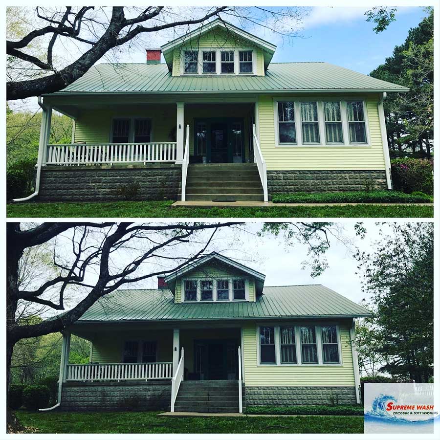 House wash concrete cleaning springfield tn